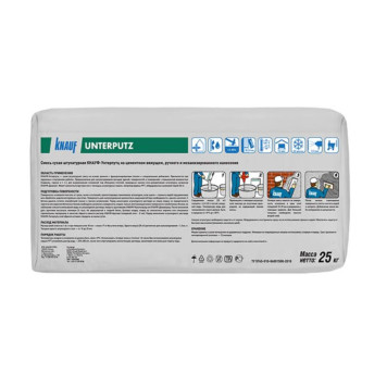 Штукатурка цементная Knauf Унтерпутц 25 кг-1