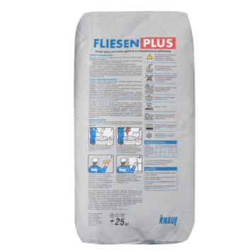 Клей для плитки усиленный Knauf Флизен Плюс 25 кг-1