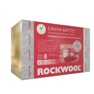 Утеплитель Сауна баттс 50 мм 4.8 м²