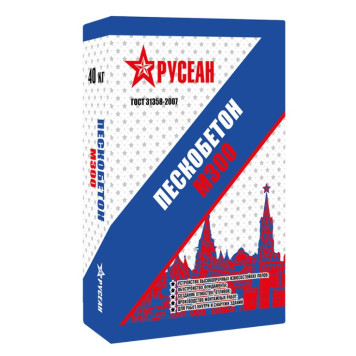 Пескобетон М 300 Русеан 40 кг
