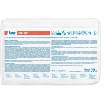 Клей гипсовый монтажный Knauf Перлфикс 30 кг-1