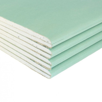 Гипсокартон влагостойкий 2500х1200х12,5 мм Danogips